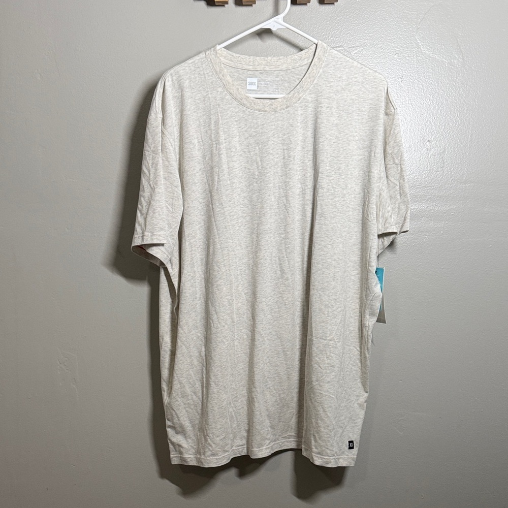 Saxx Light Beige Short Sleeve Tee